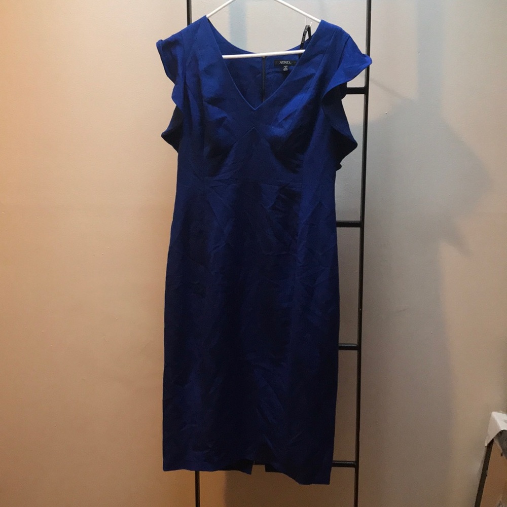 Royal blue dress